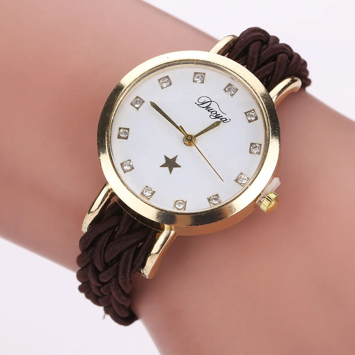 woven ladies watch New multicolor woven ladies watch