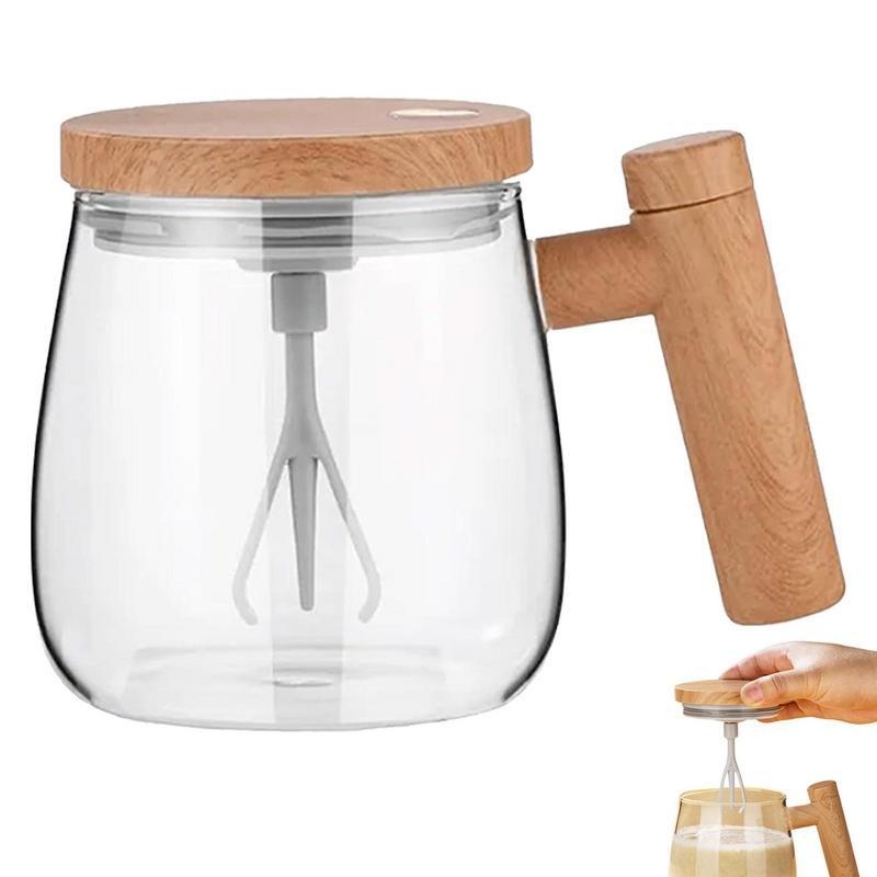 Coffee Mug Electric Mixing Glass Coffee CupHigh Speed