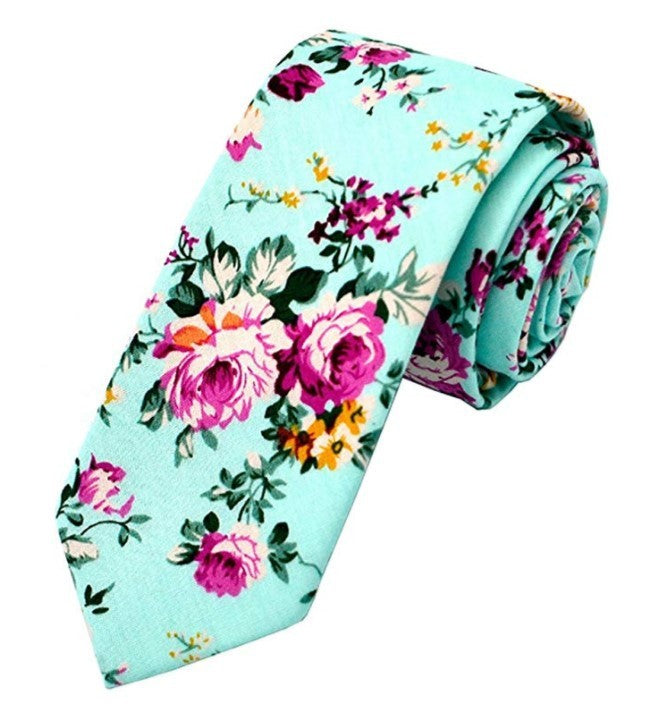 Floral tie cotton printing casual Korean version