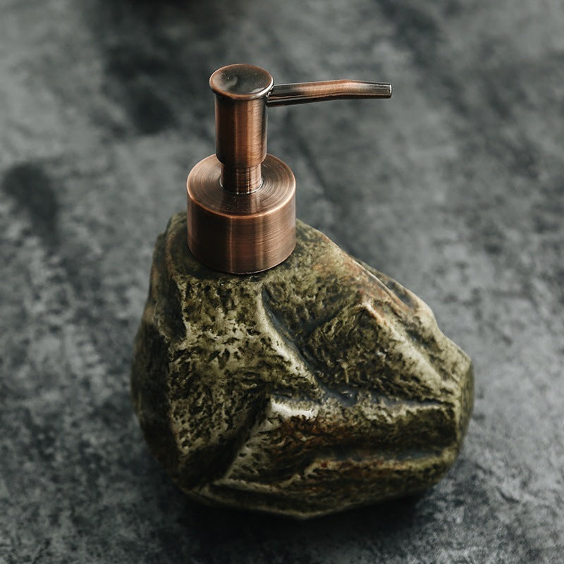 Soap Dispenser Ceramic Retro Stone Dispenser Soap Dispenser