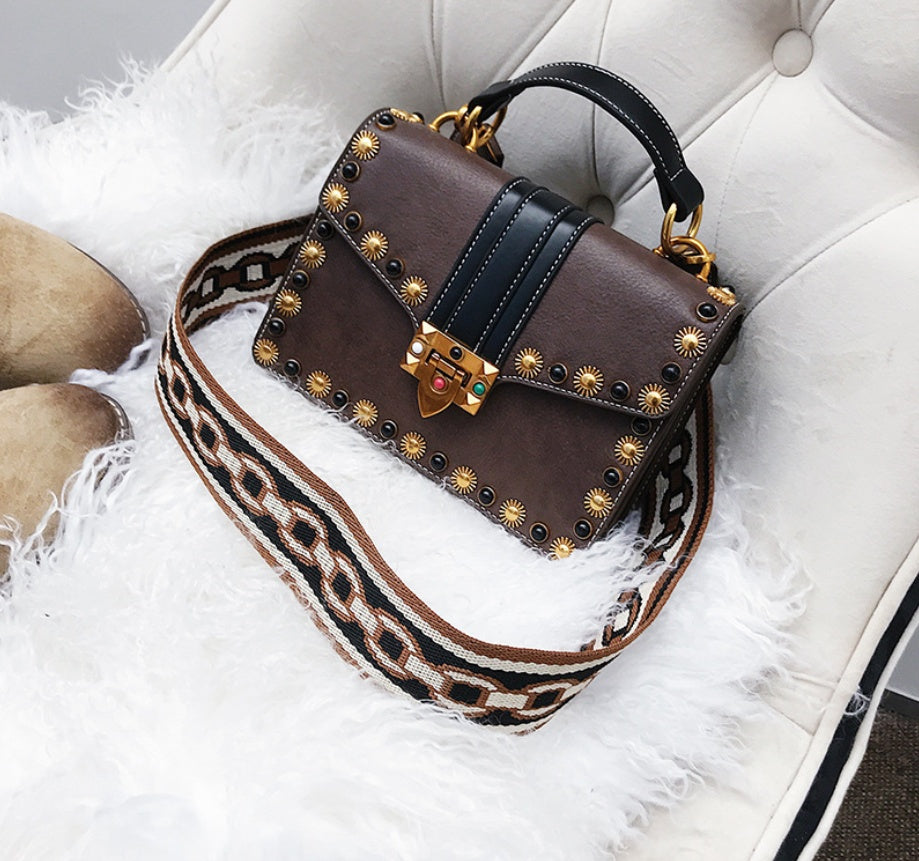 Rivet small square bag