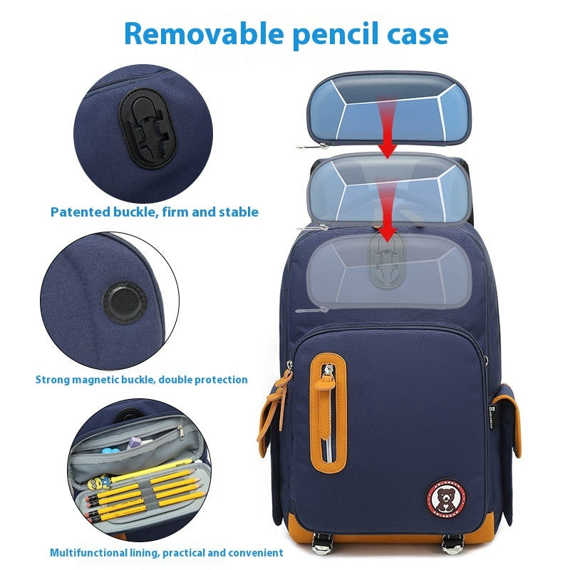 Waterproof Student Schoolbag And Hard-wearing Student Schoolbag