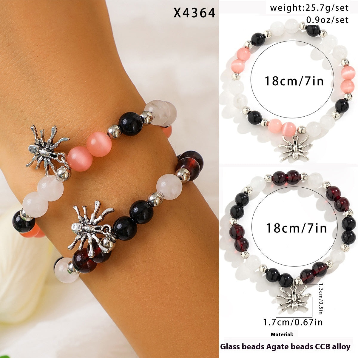 Pumpkin Bracelet Suit European And American Halloween New Skull Pumpkin Bracelet Suit