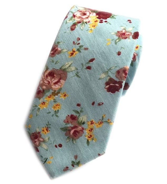 Floral tie cotton printing casual Korean version