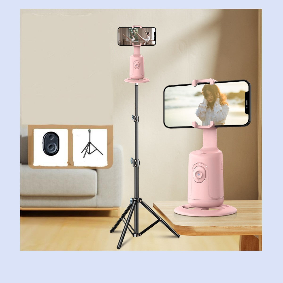 New 360 Intelligent Platform Video Capture Face Tracking Stabilizer - sumet.shop