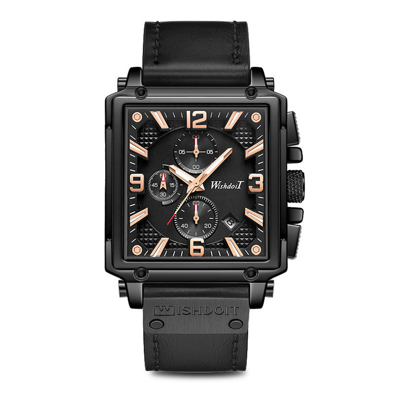Watch Automatic Square Waterproof Personality Watch Quartz Men's Watch - sumet.shop