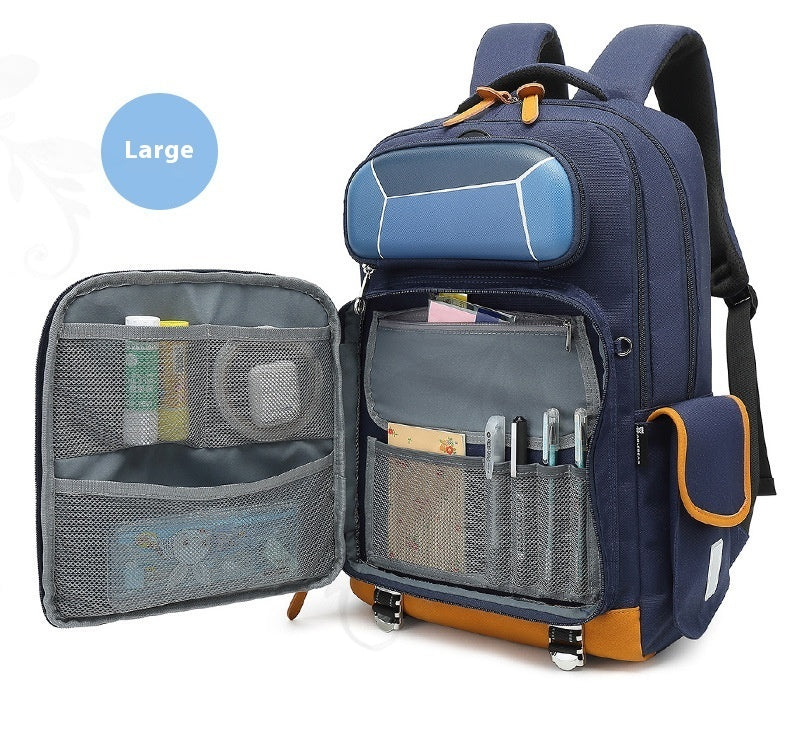 Waterproof Student Schoolbag And Hard-wearing Student Schoolbag