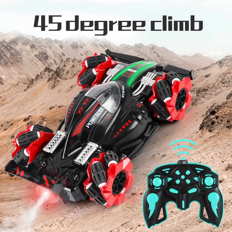 Stunt RC Car Toy 4WD Horizontal Drift Spray Stunt RC Car Toy