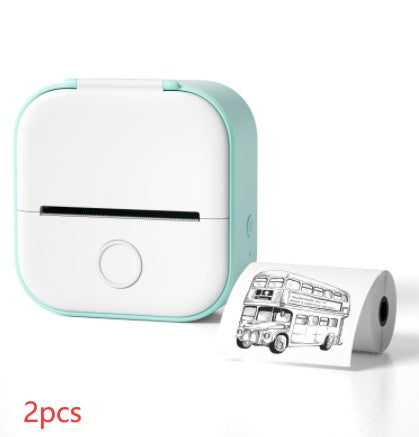 Portable Mini Thermal Label Printer Home Photo Printer Bluetooth-compatible Mini