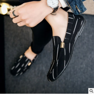 Spring And Summer Men's Shoes Peas Shoes Men's Korean Version Of The Old Beijing Cloth Shoes Breathable Men's Casual Shoes Student Shoes Men's Wild