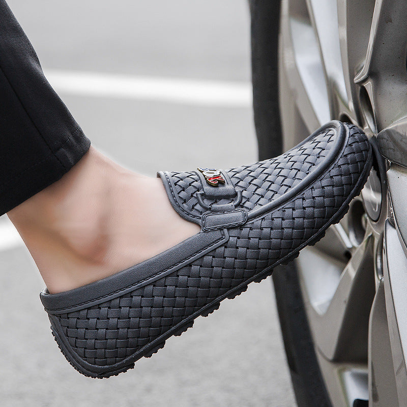 flat shoes Breathable flat bean shoes