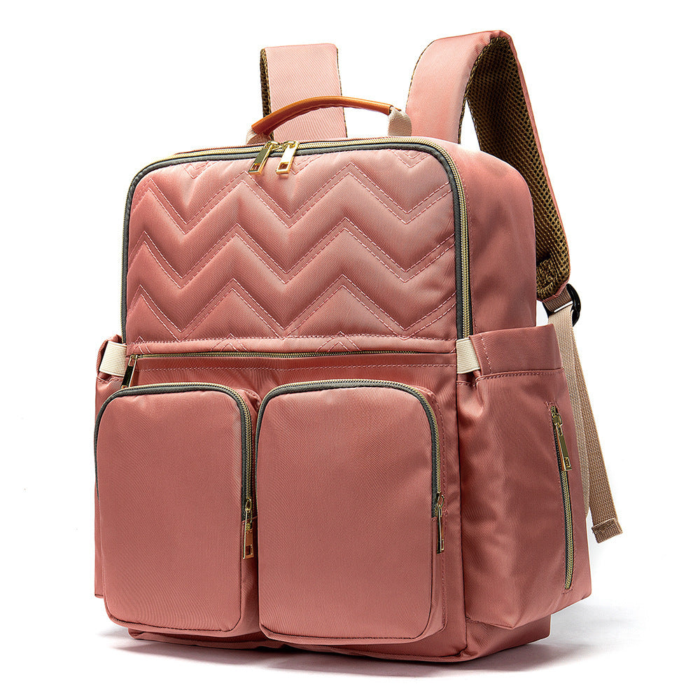 mother baby backpack Large capacity travel retro style mother baby backpack