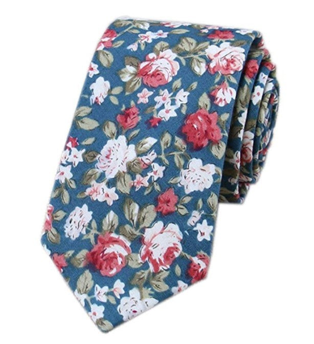 Floral tie cotton printing casual Korean version