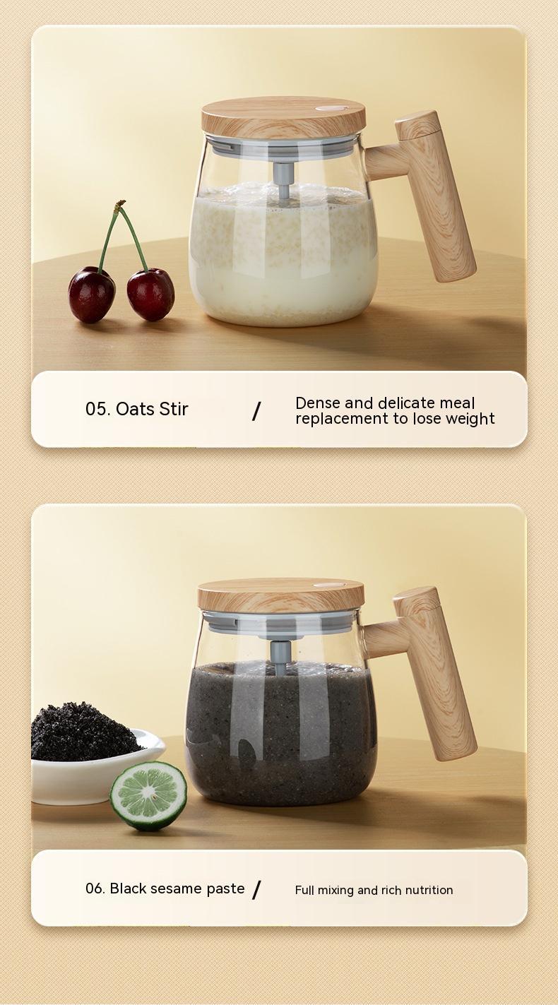 Coffee Mug Electric Mixing Glass Coffee CupHigh Speed
