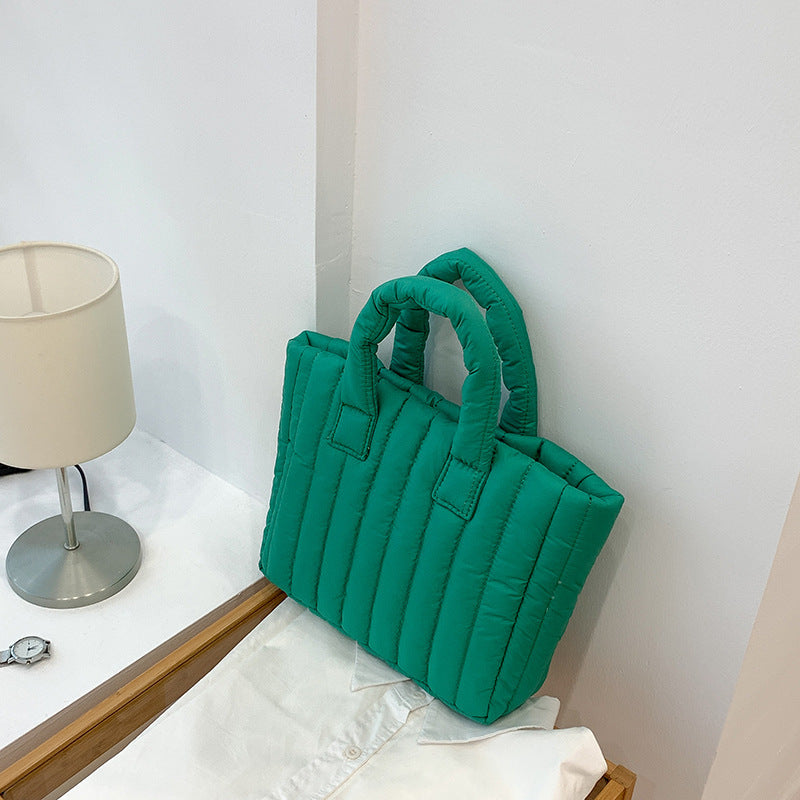 Women's Fashion Casual Solid Color Single Shoulder Handbag