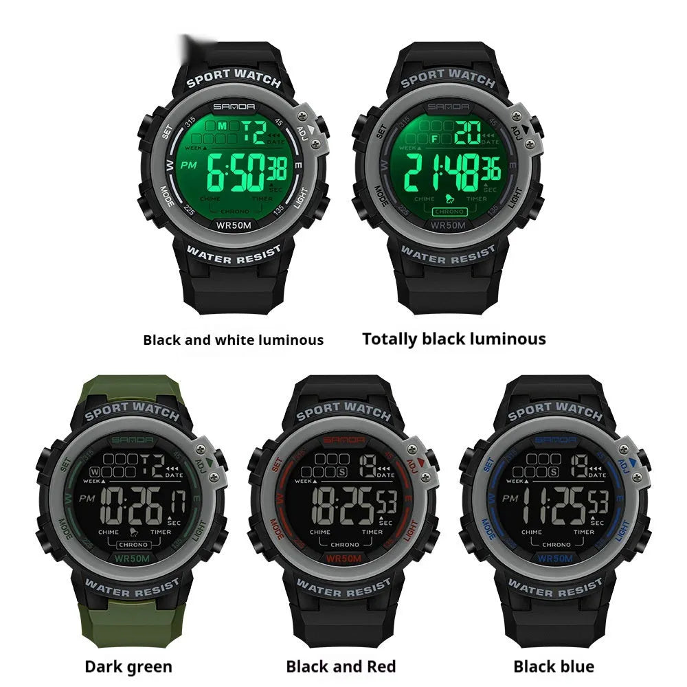 Multifunctional Men's Watch Youth Fashion Trend Luminous Men's Watch