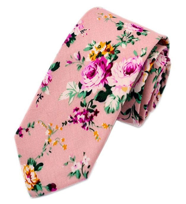 Floral tie cotton printing casual Korean version