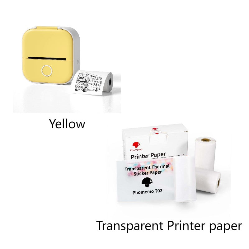 Portable Mini Thermal Label Printer Home Photo Printer Bluetooth-compatible Mini
