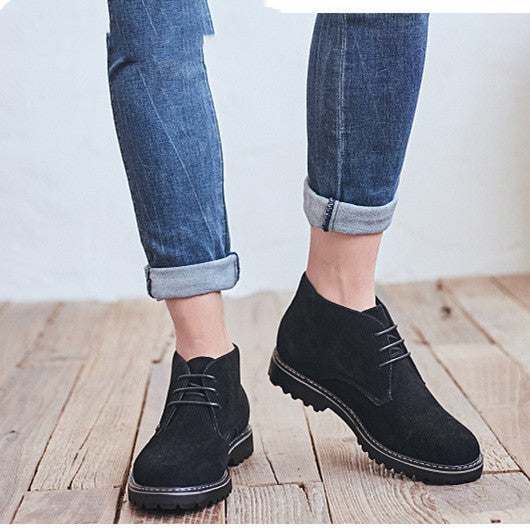 High Top Martin Boots All-match Casual Leather High Top Martin Boots