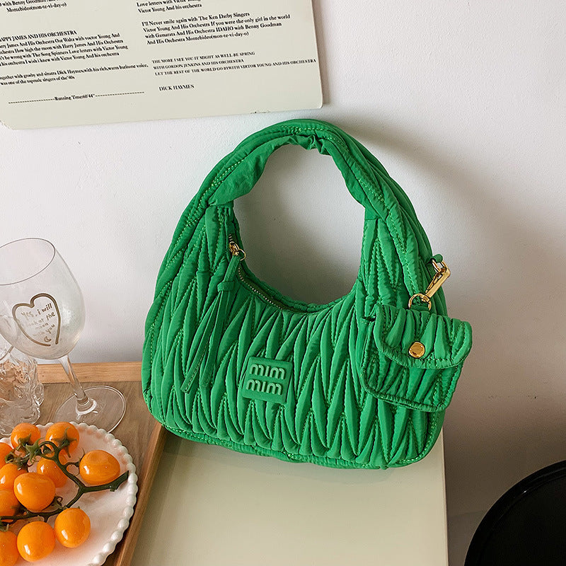 Korean All Ins Handbag Popular Single Shoulder Fold Underarm Bag