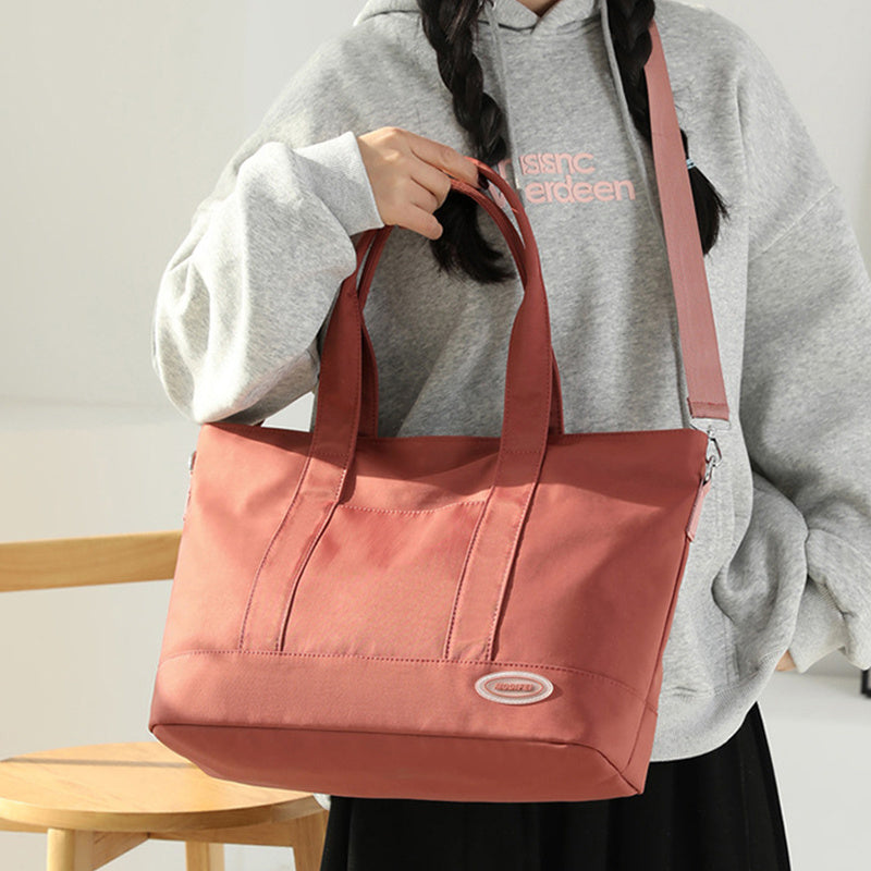Large Capacity Handbags Tote Bag New Shoulder Bag Casual Korean Style Trendy Solid Color Handbags For Women