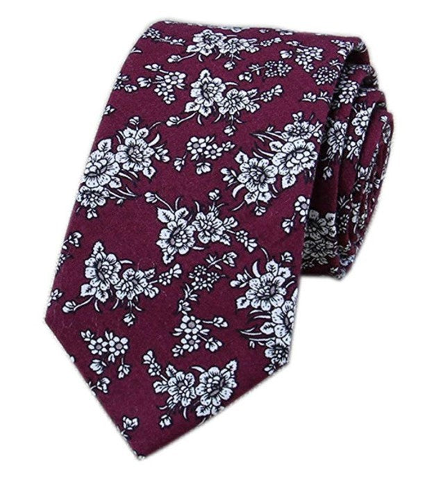 Floral tie cotton printing casual Korean version