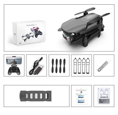 Toy RC Airplane Folding Drone HD 4K Aerial Photography Mini Quadcopter Toy RC Airplane
