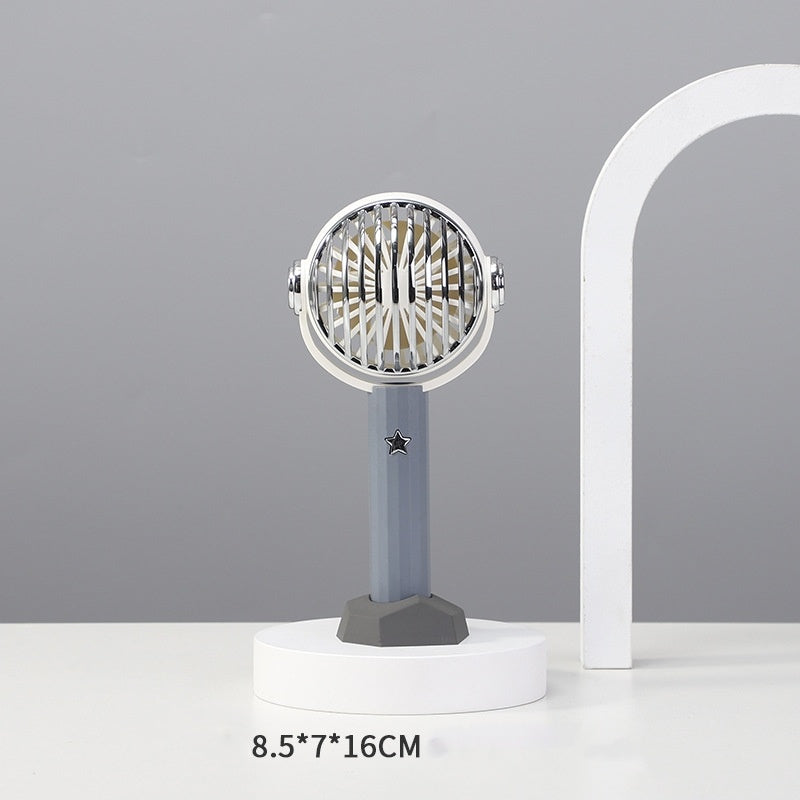 USB Handheld Electric Fan Desktop Decoration