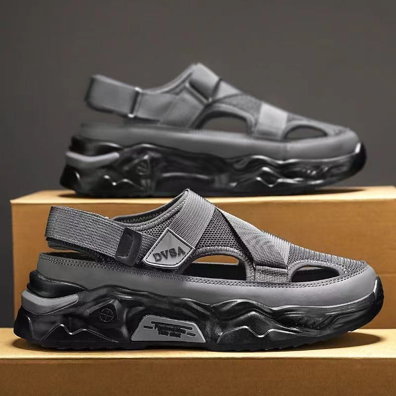 Sandals Men's Summer Platform Lightweight Non-slip Breathable Mesh Sandals - sumet.shop