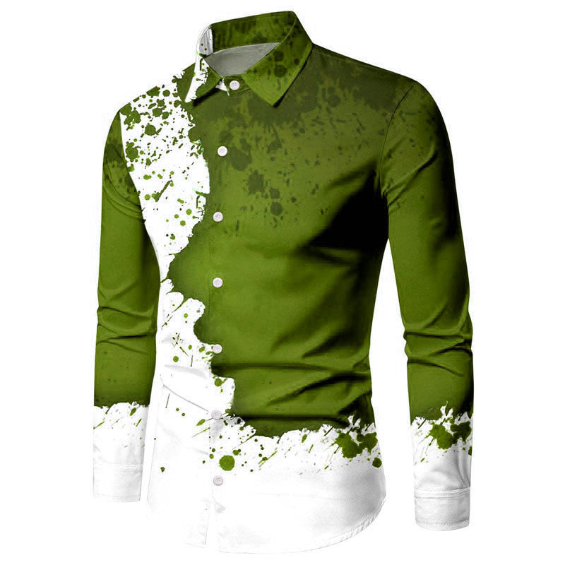 Men's Clothing 3d Printing Plus Size Long Sleeve Shirt Coat - sumet.shop