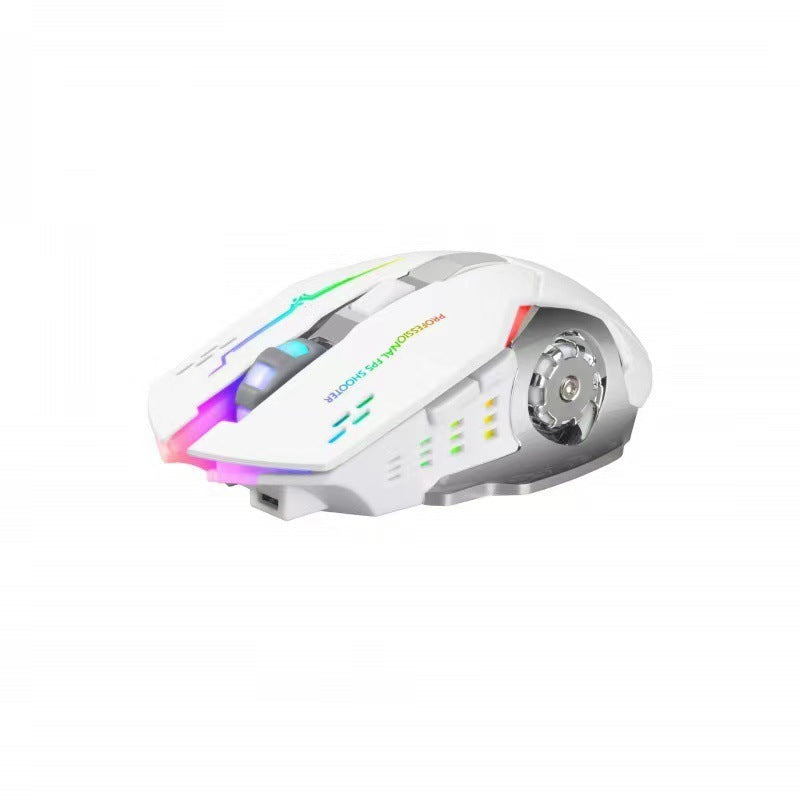 Luminous Game Mouse Mute Rechargeable Bluetooth Dual Mode
