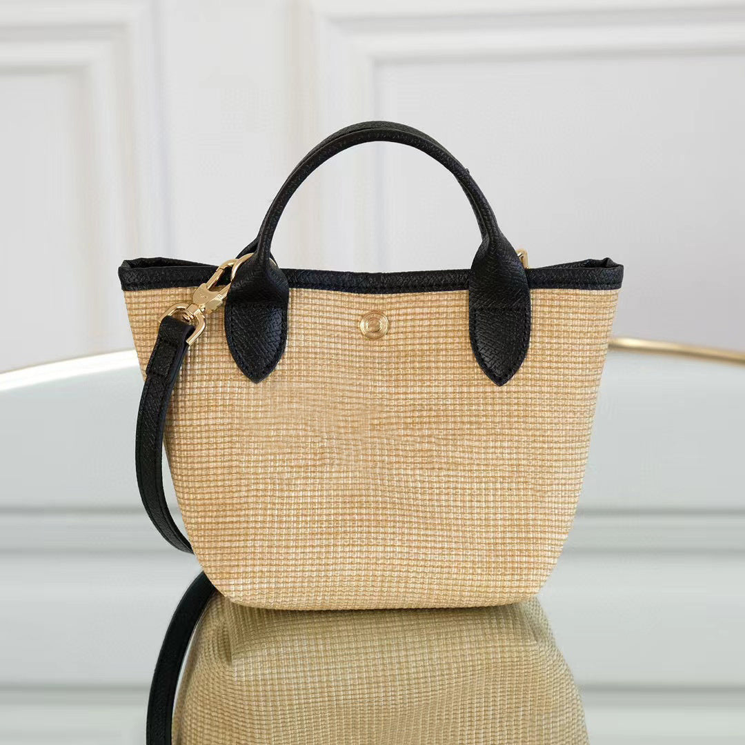 Shoulder Messenger Bag Women's New Style Straw Woven Shoulder Messenger Bag