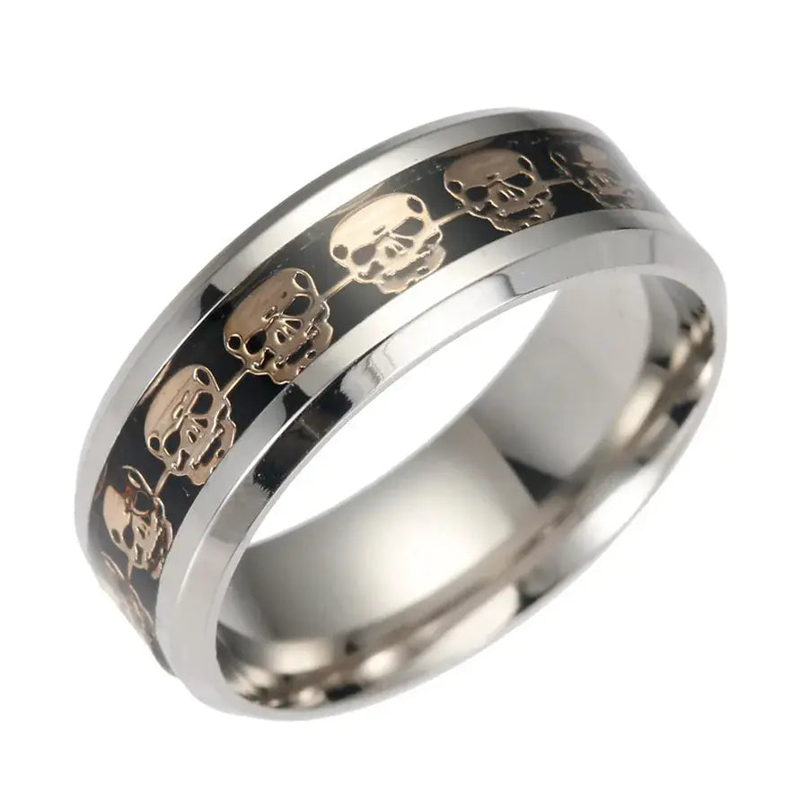 Stainless Steel Skull Ring For Men - sumet.shop