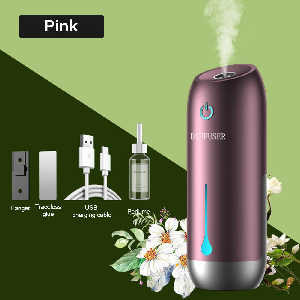 Household Perfume Machine 50ml Aromatherapy Machine Timed Automatic Spraying Fragrance Household Perfume Machine Toilet Deodorizing Air Purifying Diffuser