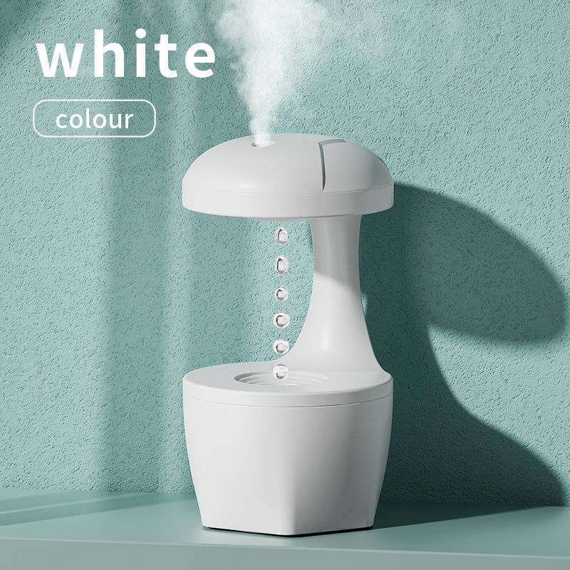 Anti Gravity USB Air Water Droplet Cool Mist Aromatherapy Humidifier