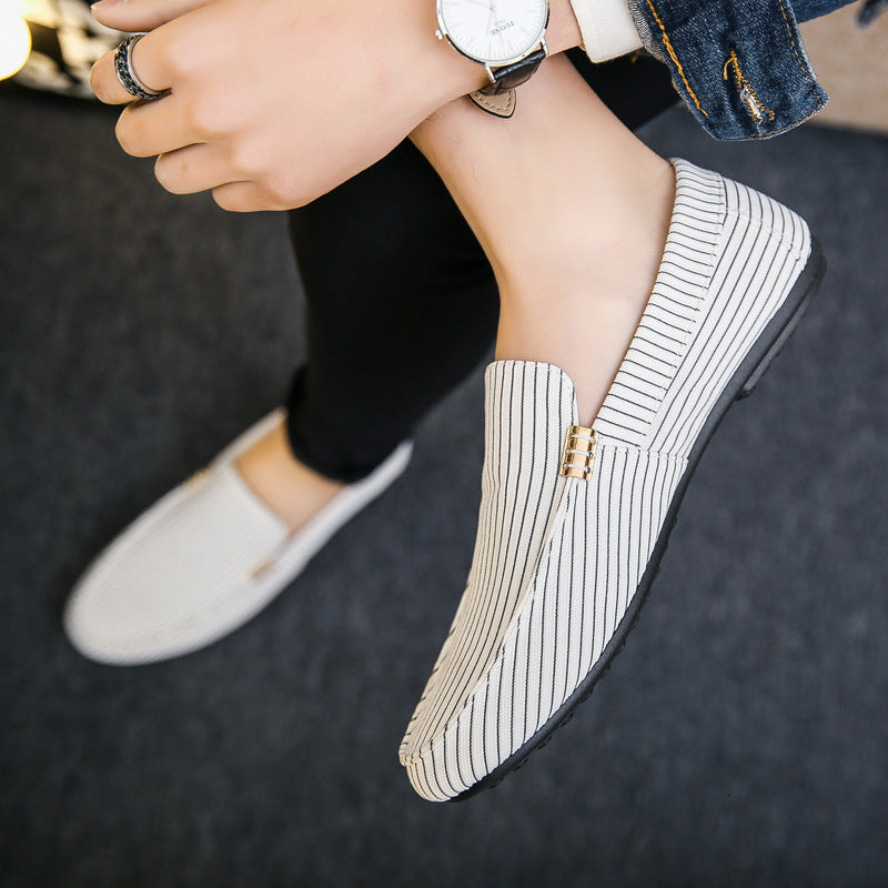 Spring And Summer Men's Shoes Peas Shoes Men's Korean Version Of The Old Beijing Cloth Shoes Breathable Men's Casual Shoes Student Shoes Men's Wild