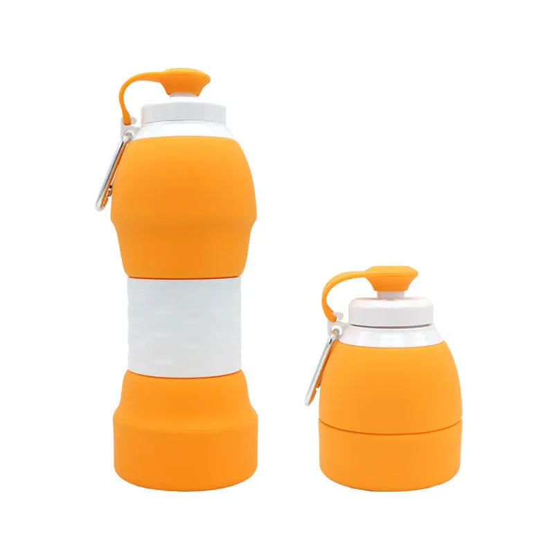Silicone water bottle folding water bottle