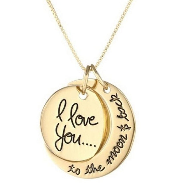 Necklace I Love You To The Moon And Back Necklace