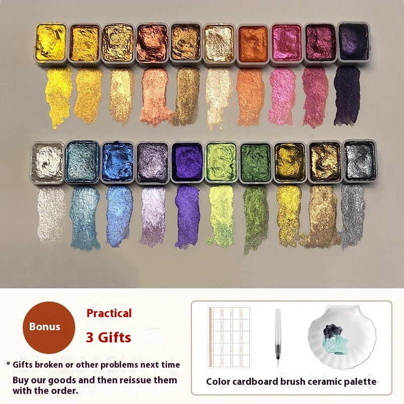 Painting Mineral Traditional Chinese Painting Mineral Pearlescent Watercolor