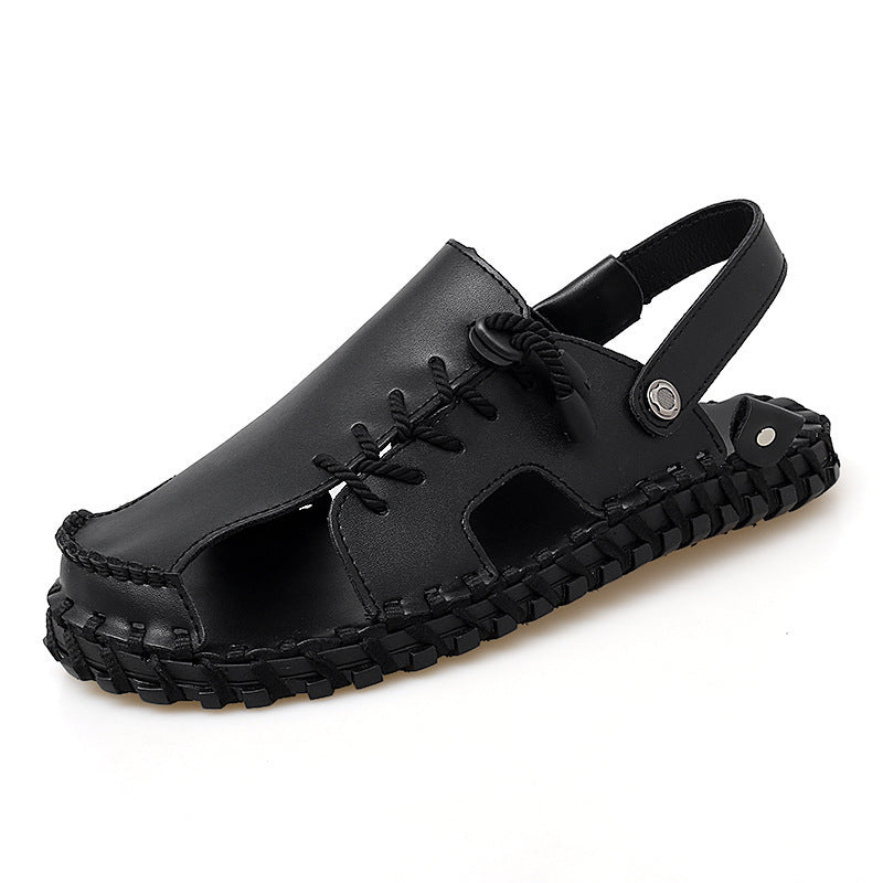 Men's Leather Sandals Casual And Fashionable Outdoor