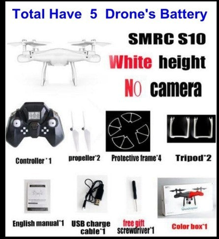 Drone Helicopter UAV Sales Promotion WiFi 2MP Camera With S10 SMRC FPV Quadcopter Drone Helicopter UAV Micro Remote Control Toy RACER KIT Aircraft