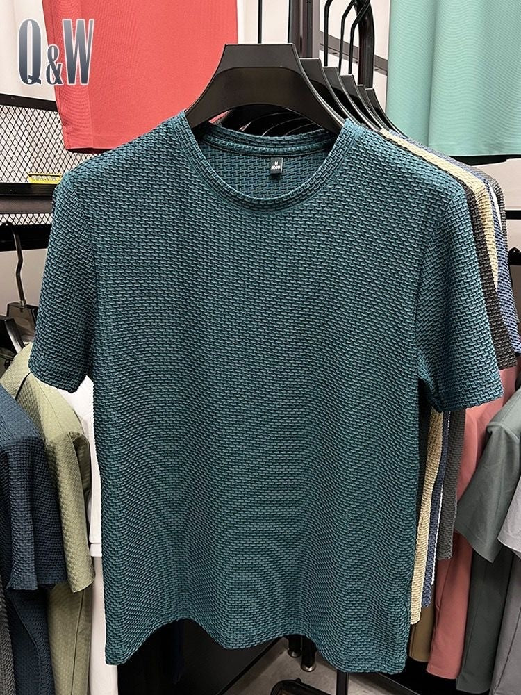 Men's Casual Bamboo Ice Silk Short Sleeved Shirt - sumet.shop