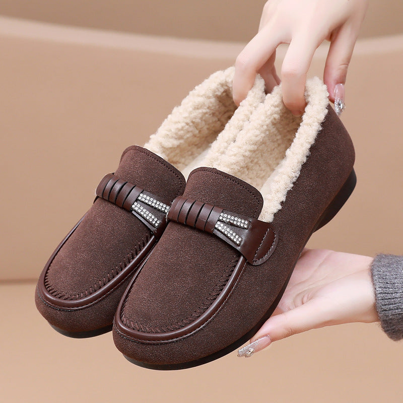 Mom Shoes Winter Thickened Leisure Warm Mom Shoes