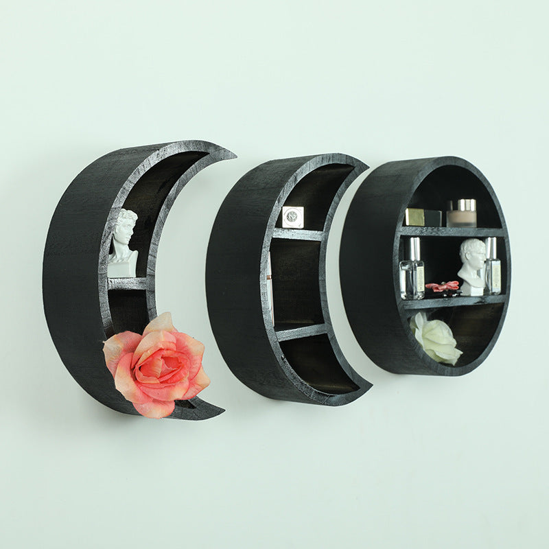 Moon phase cycle wall decoration rack wall hanging
