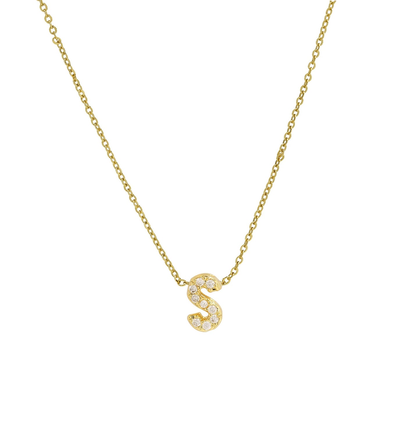 Necklace Pendant Gold Micro Inlaid With Diamond