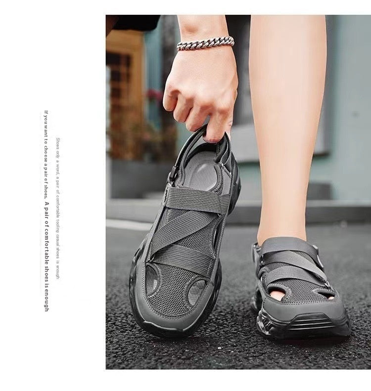 Sandals Men's Summer Platform Lightweight Non-slip Breathable Mesh Sandals - sumet.shop