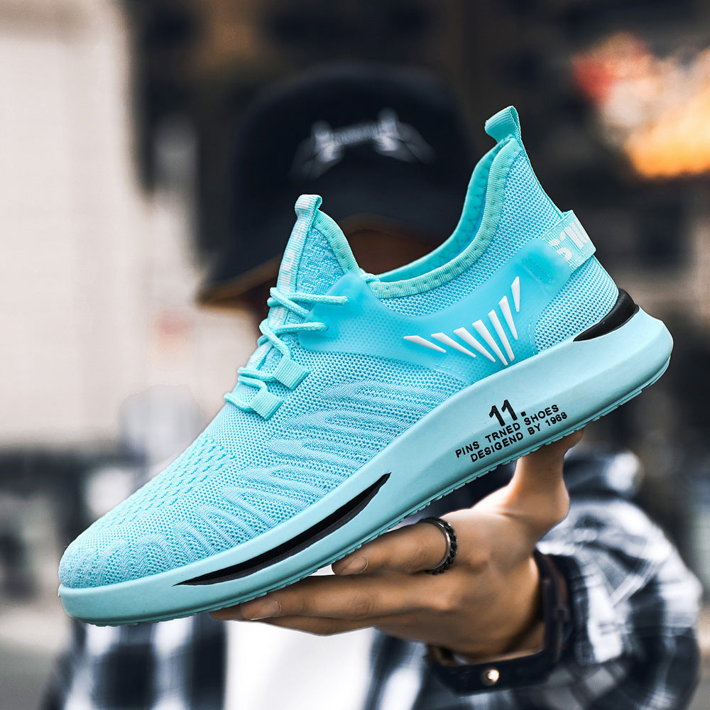Running Shoes Breathable Flying Woven Casual Student Running Shoes