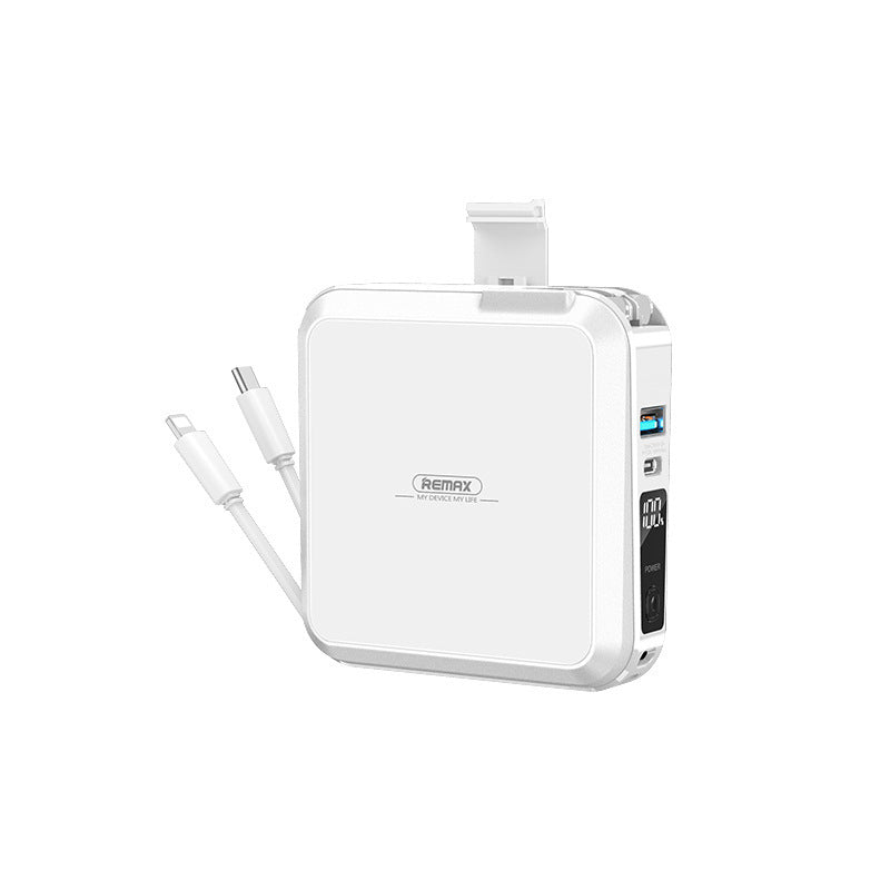 Magnetic Power Bank Unbounded Magnetic Power Bank With Plug