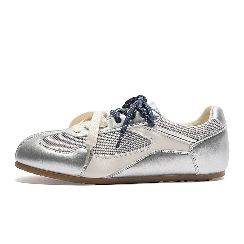 Women's Fashionable Sneakers Flat Mesh Breathable All-match Sneakers