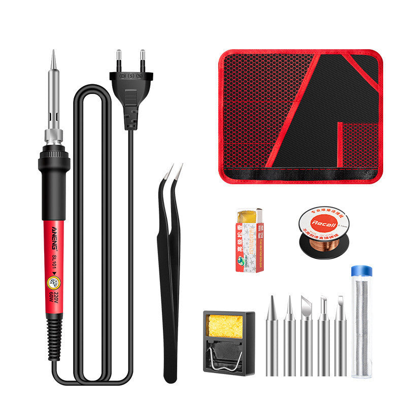 Constant Temperature Electric Soldering Iron Set Adjustable Temperature 60W Digital Display Internal Heat Welding - sumet.shop